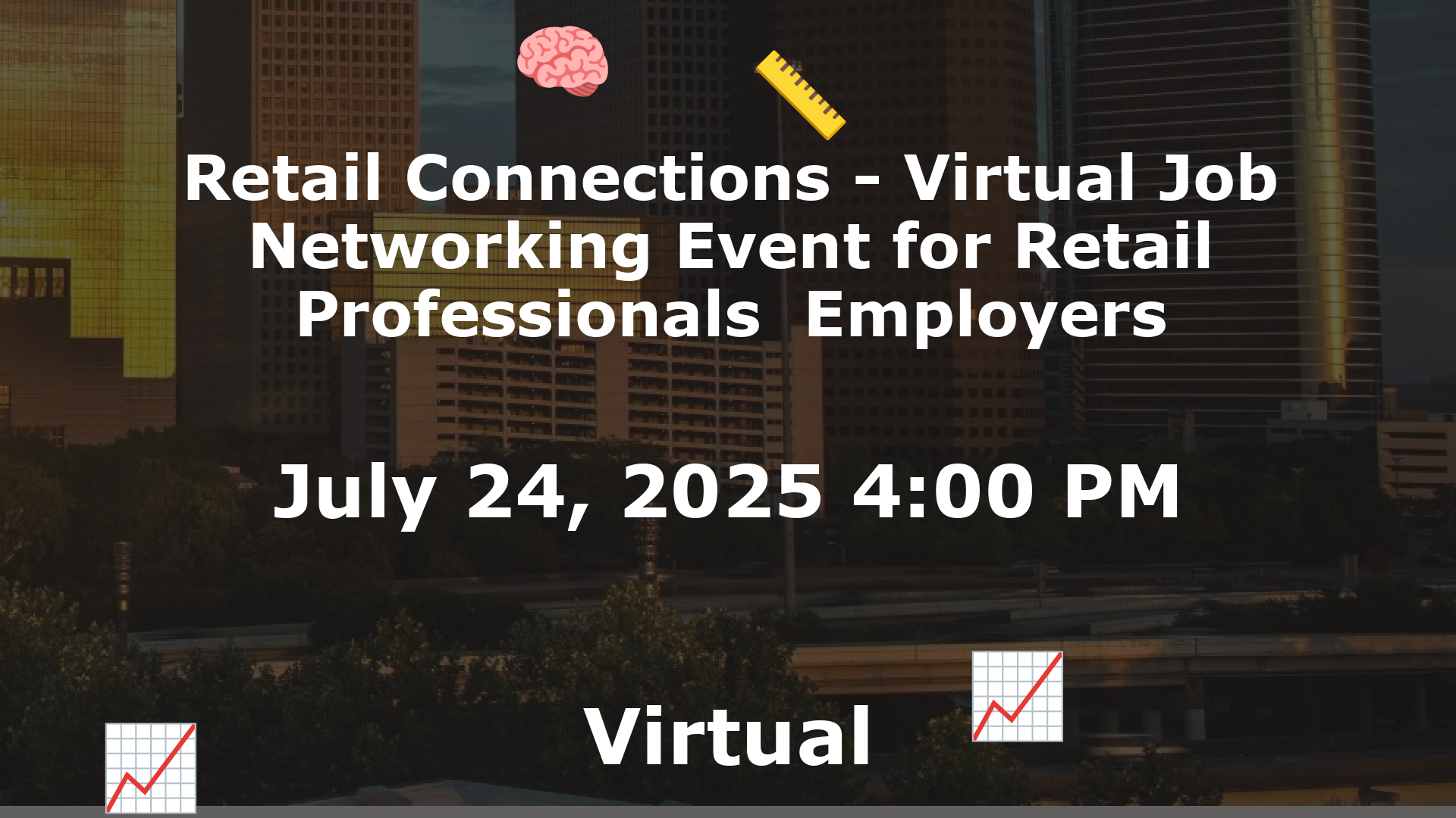 Retail Connections - Virtual Job  Networking Event for Retail Professionals  Employers event image
